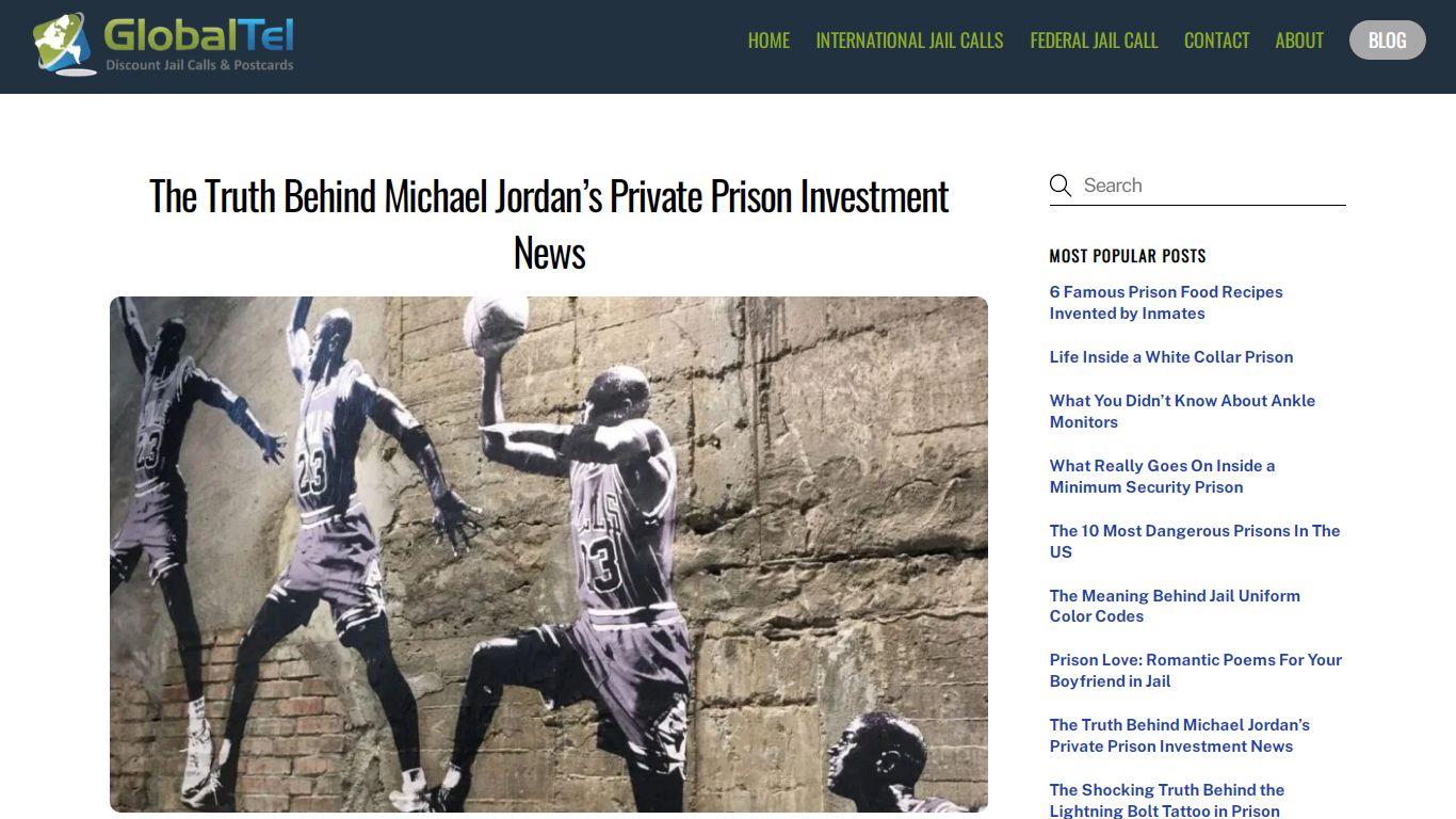 The Truth Behind Michael Jordan's Private Prison Investment News