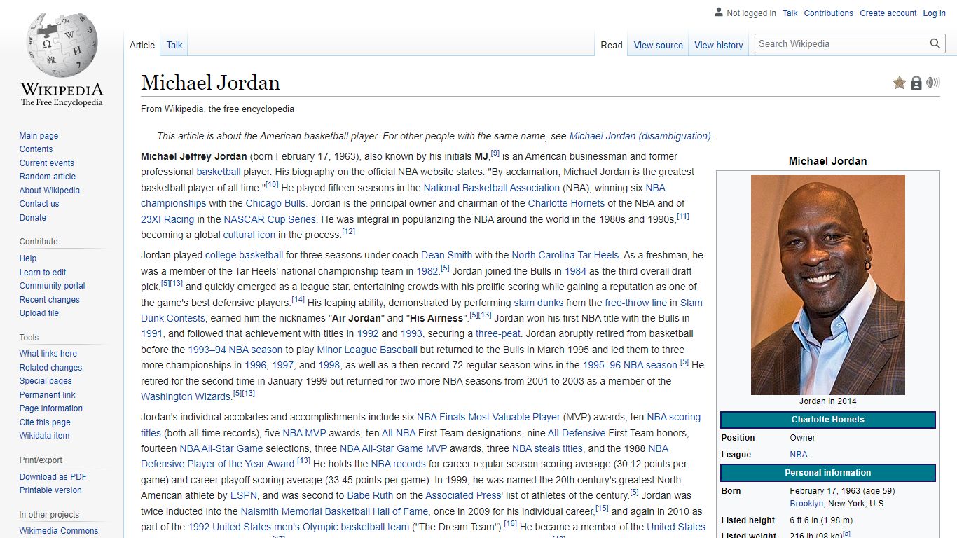 Michael Jordan - Wikipedia